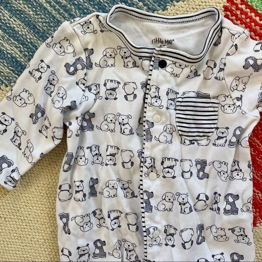 Little Me Baby Boy Footie